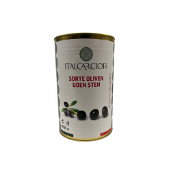 Oliven Sort u/sten - 4,2 kg